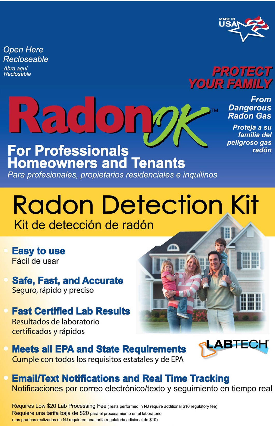 Radon OK retail package