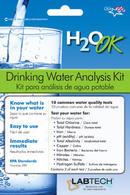 H2O OK Water Testing retail package